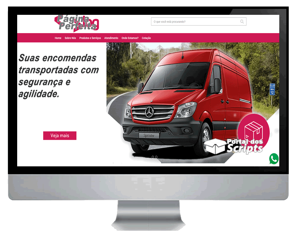 Cod.007 - SCRIPT EMPRESA DE TRANSPORTE LOGÍSTICA Portal Dos Scripts | Os Melhores Scripts Estão Aqui!