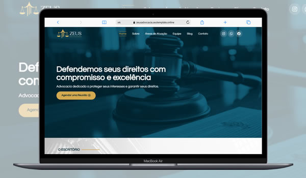 Cod.116 - LandingPage Para Advogados 100% Editável Portal Dos Scripts | Os Melhores Scripts Estão Aqui!