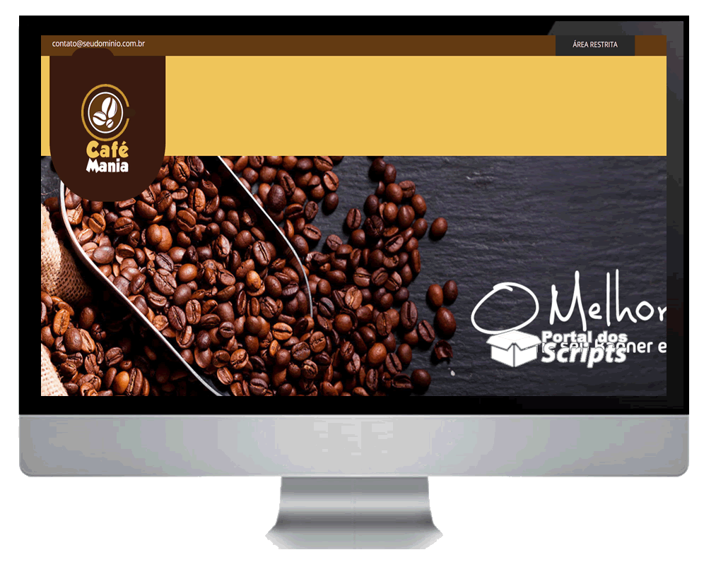 Cod.011 - VITRINE LOJA CAFÉ, CHÁ E Muito Mais Portal Dos Scripts | Os Melhores Scripts Estão Aqui!
