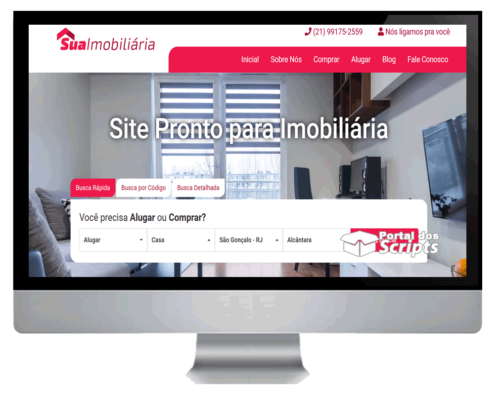 Cod.016 - SCRIPT SITE IMOBILIÁRIA E CORRETORES DE IMÓVEIS EM PHP Portal Dos Scripts | Os Melhores Scripts Estão Aqui!